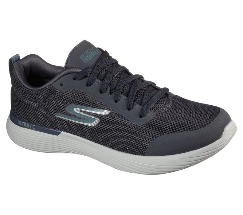 Skechers Herr Mörk Grå Snörskor - Gorun 400 V.2 - Omega - Sverige (WAZFD-3820)